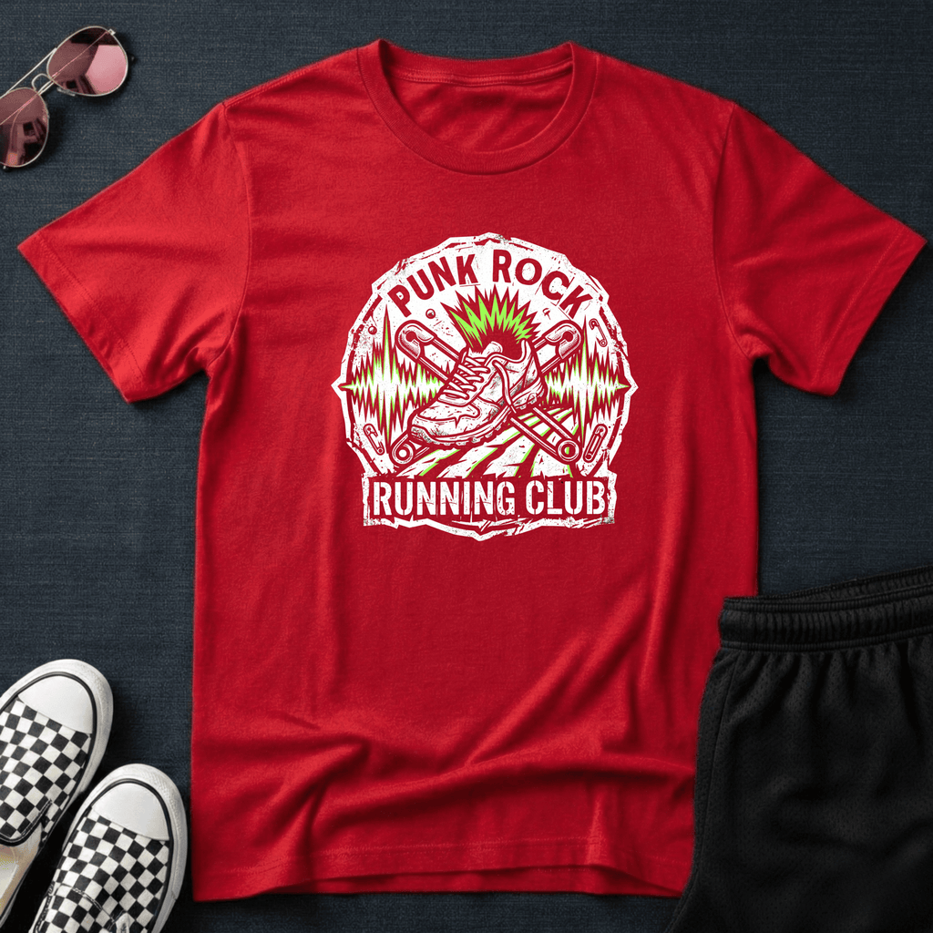 Punk rock running club T-shirt