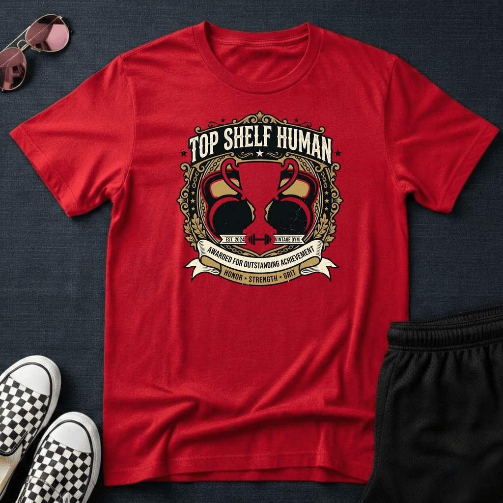 Top shelf human T-shirt