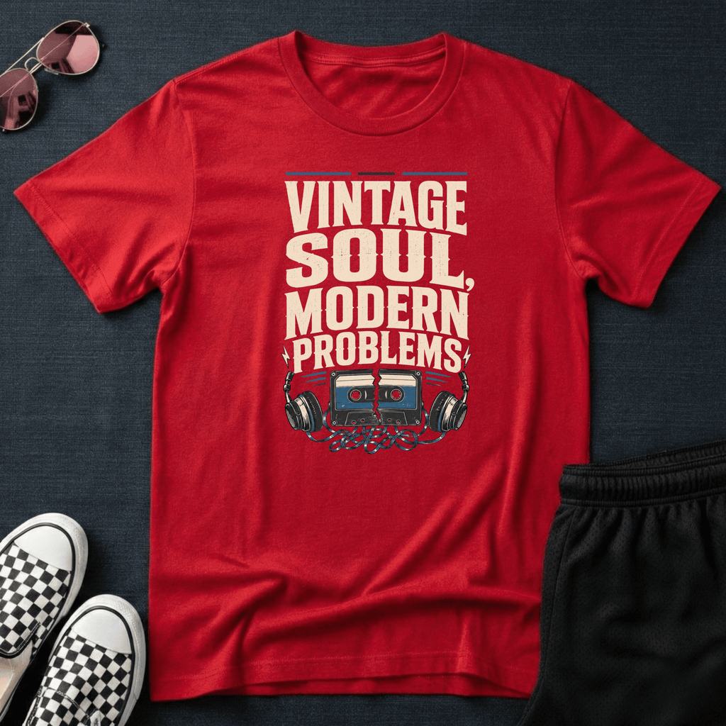 Vintage soul, modern problems T-shirt