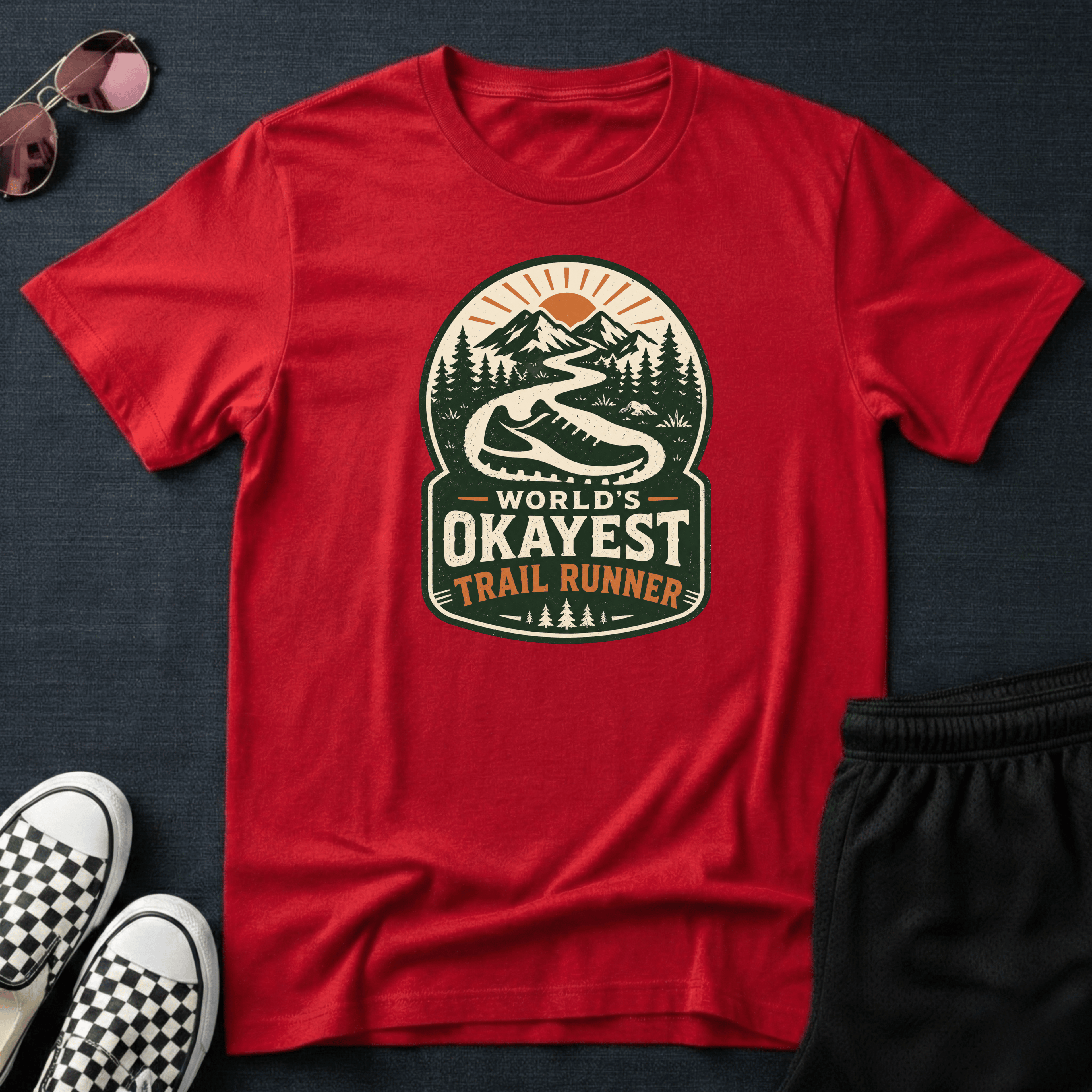 World's okayest trail runner T-shirt