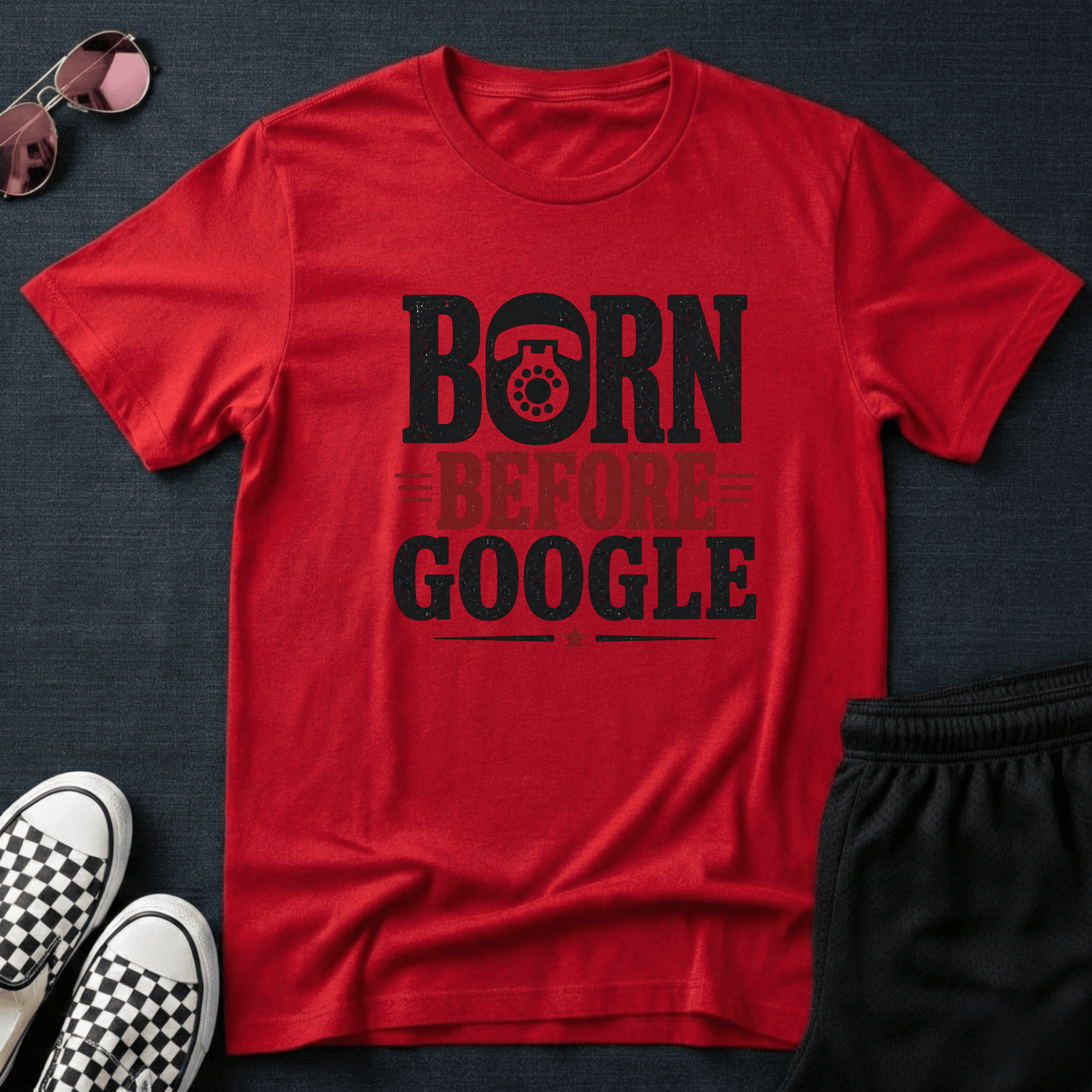 Born before google T-shirt