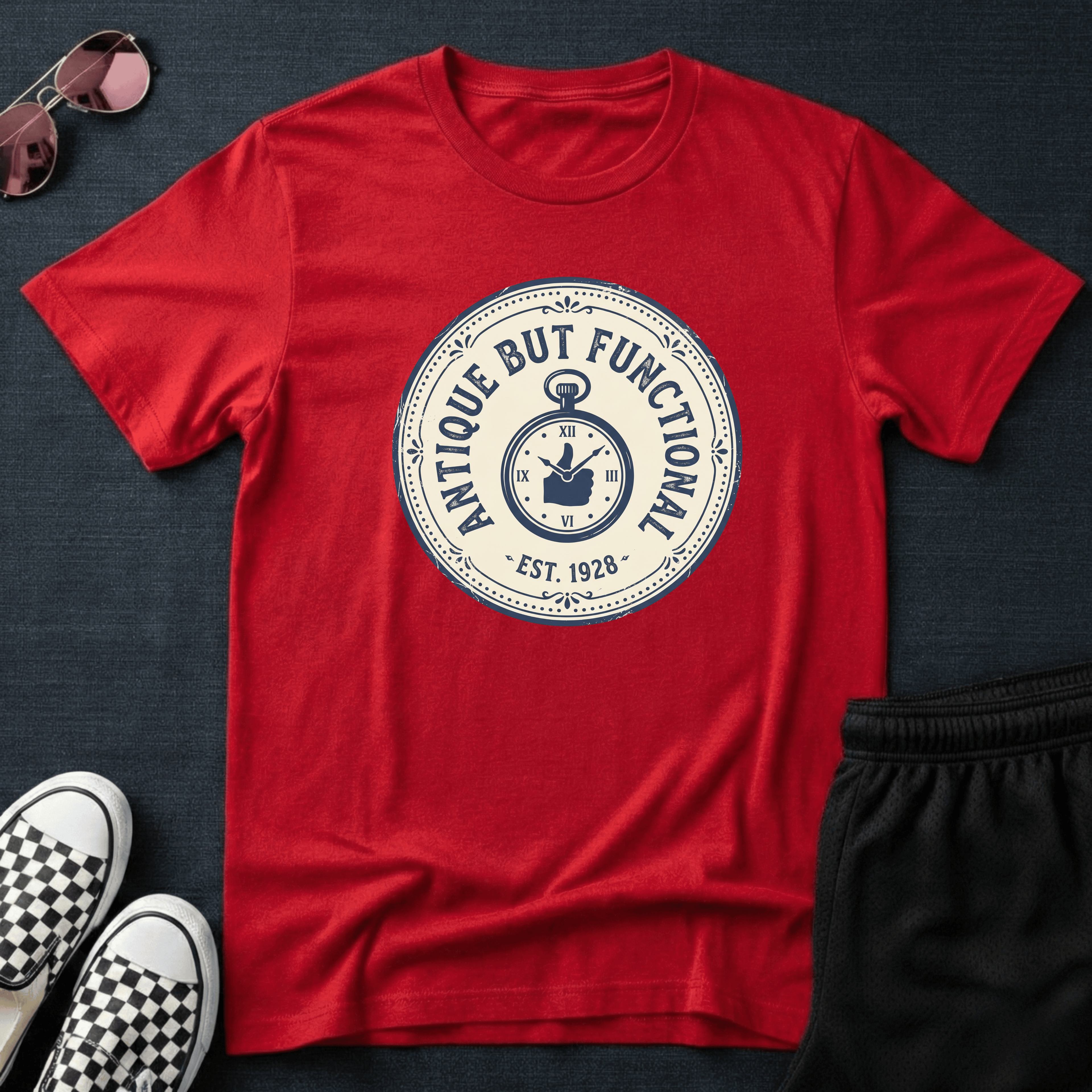 Antique but functional T-shirt