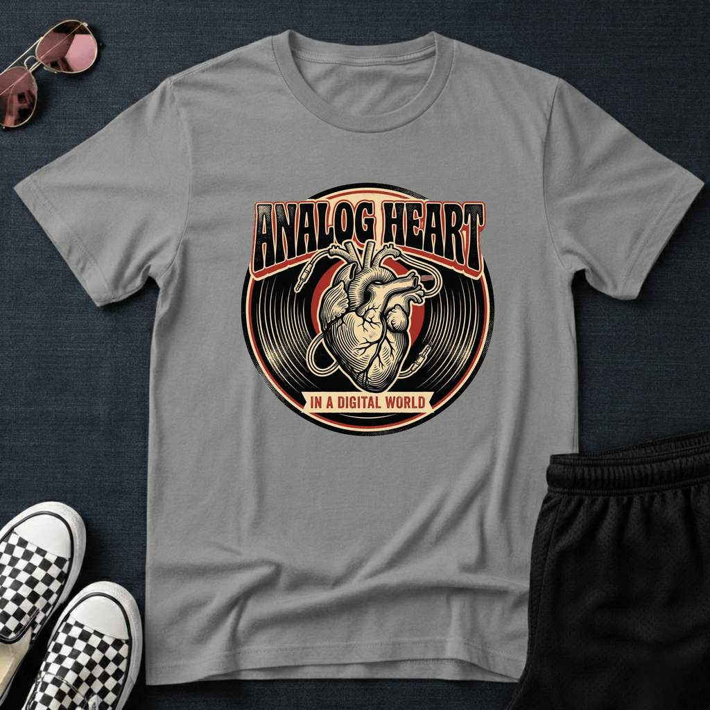 Analog heart T-shirt