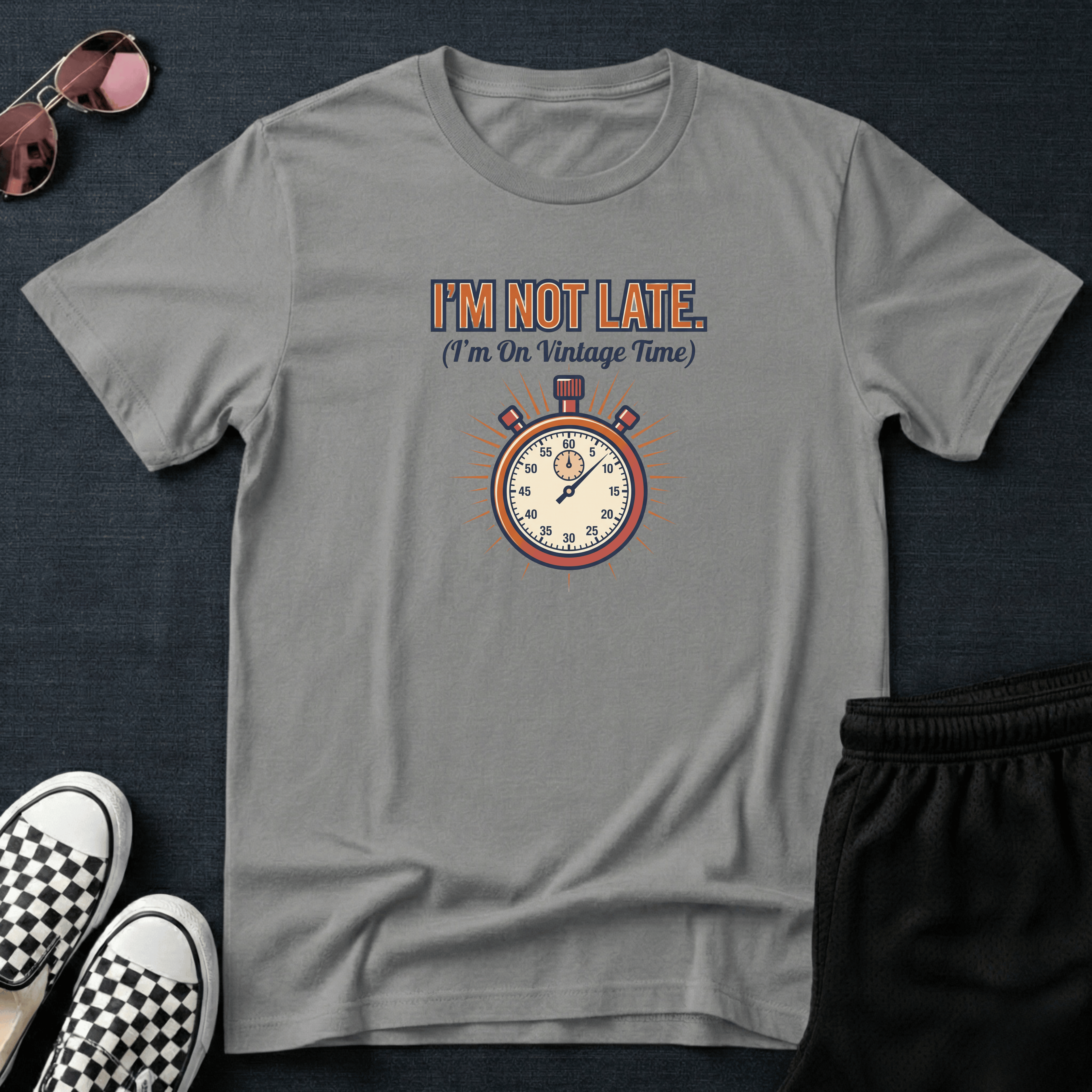 I'm not lateT-shirt