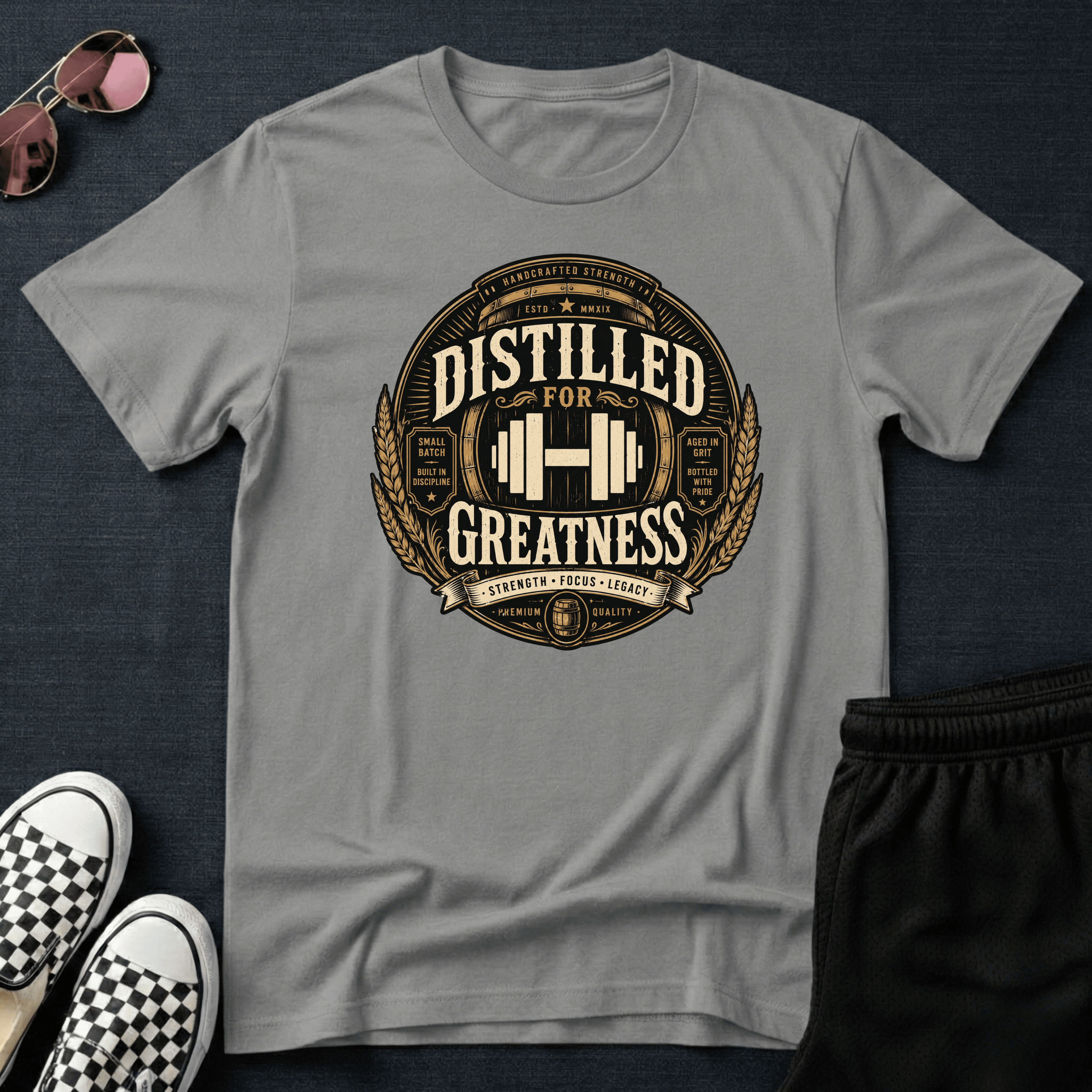 Distilled for greatness T-shirt