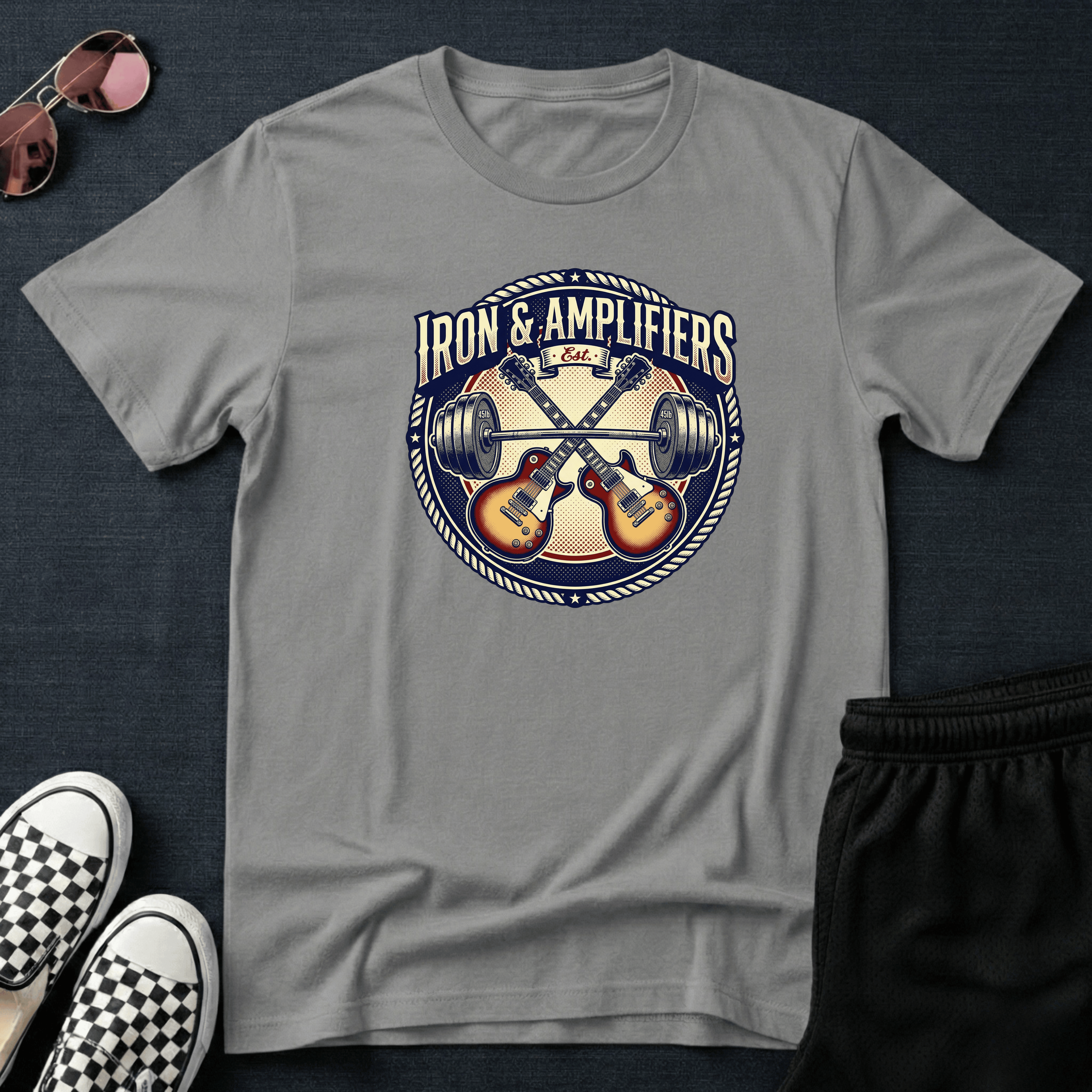 Iron and amplifiers T-shirt