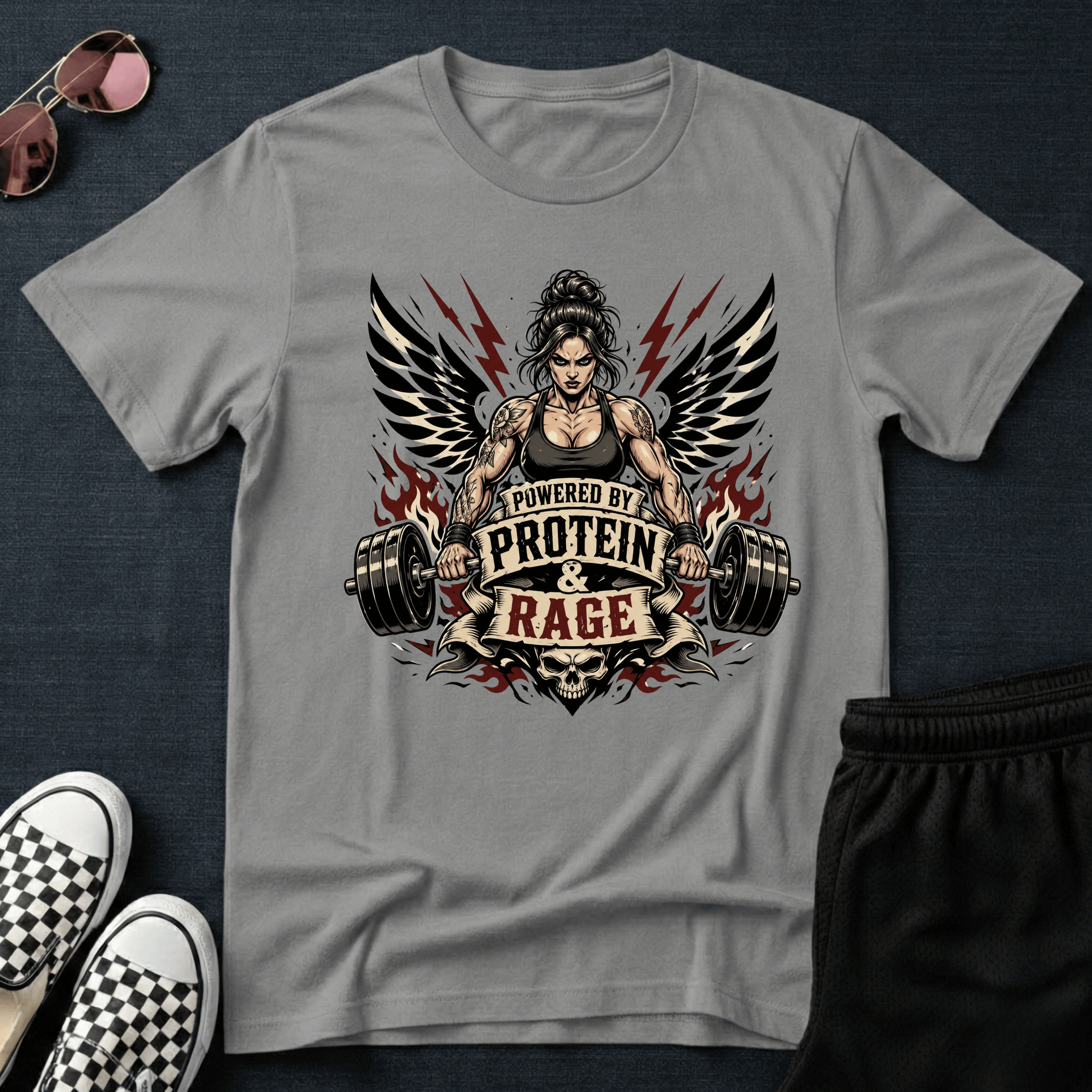 Protein and rage T-shirt