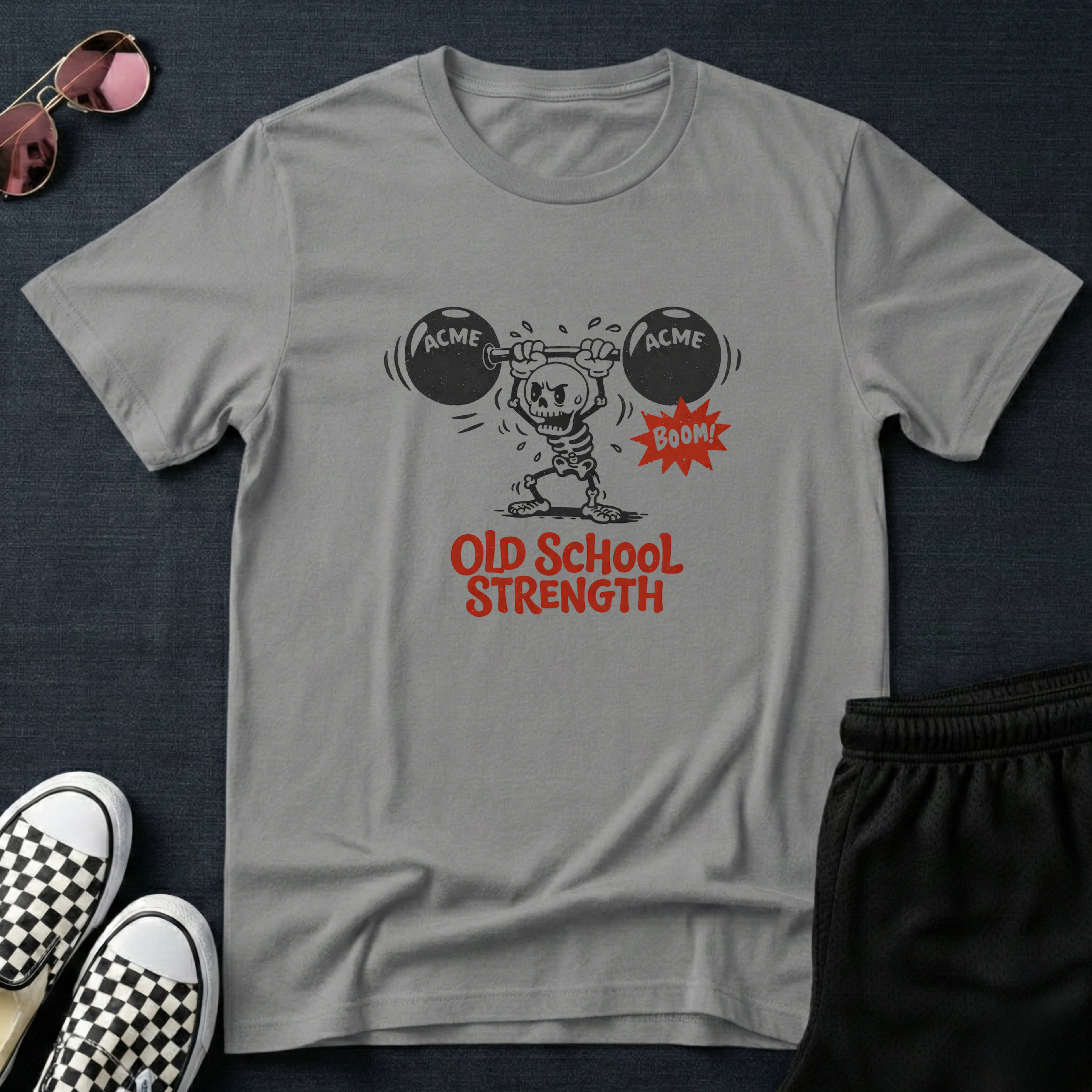 Old school strength cartoon T-Shirt