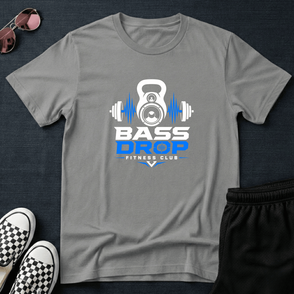 Bass drop fitness club T-shirt