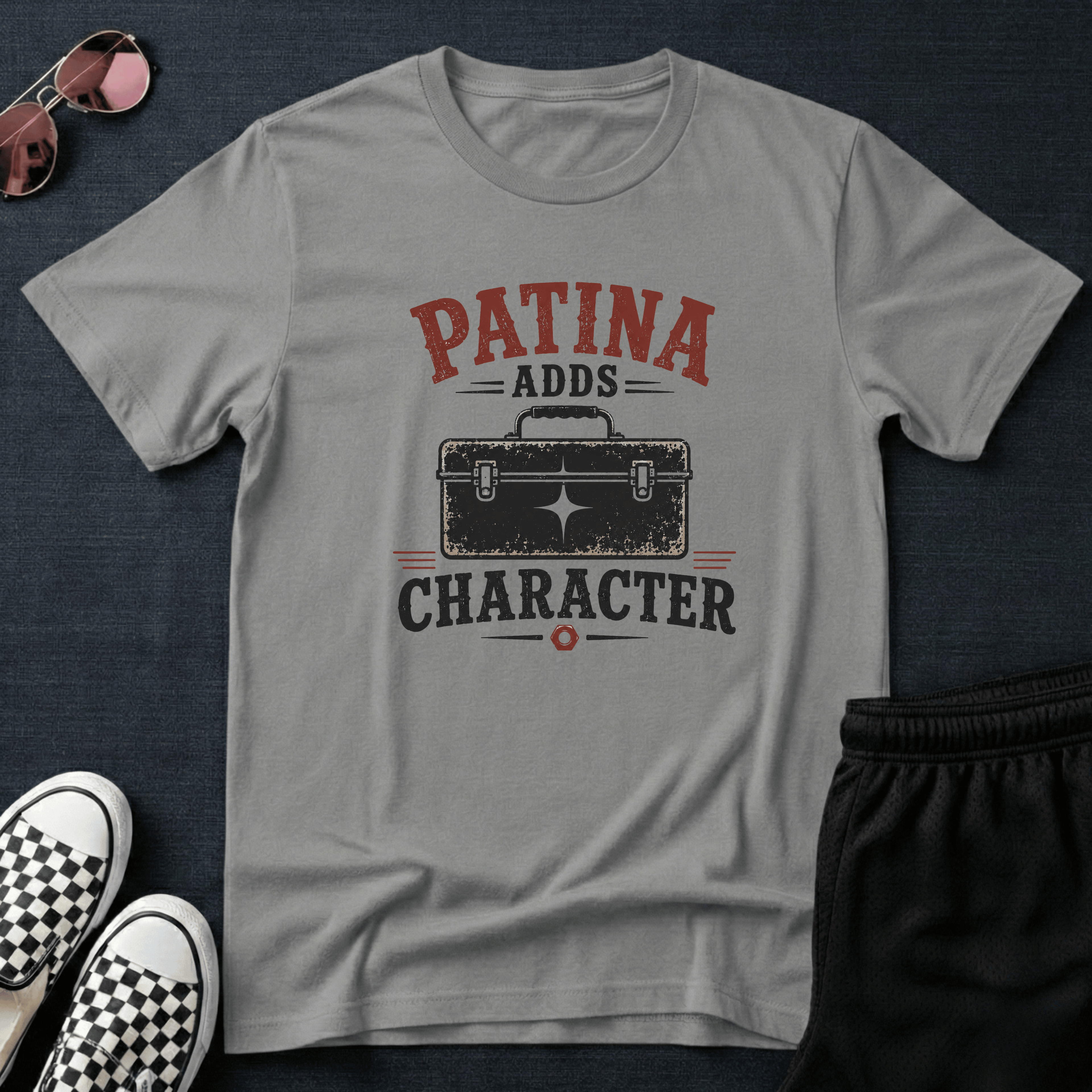 Patina adds character T-shirt