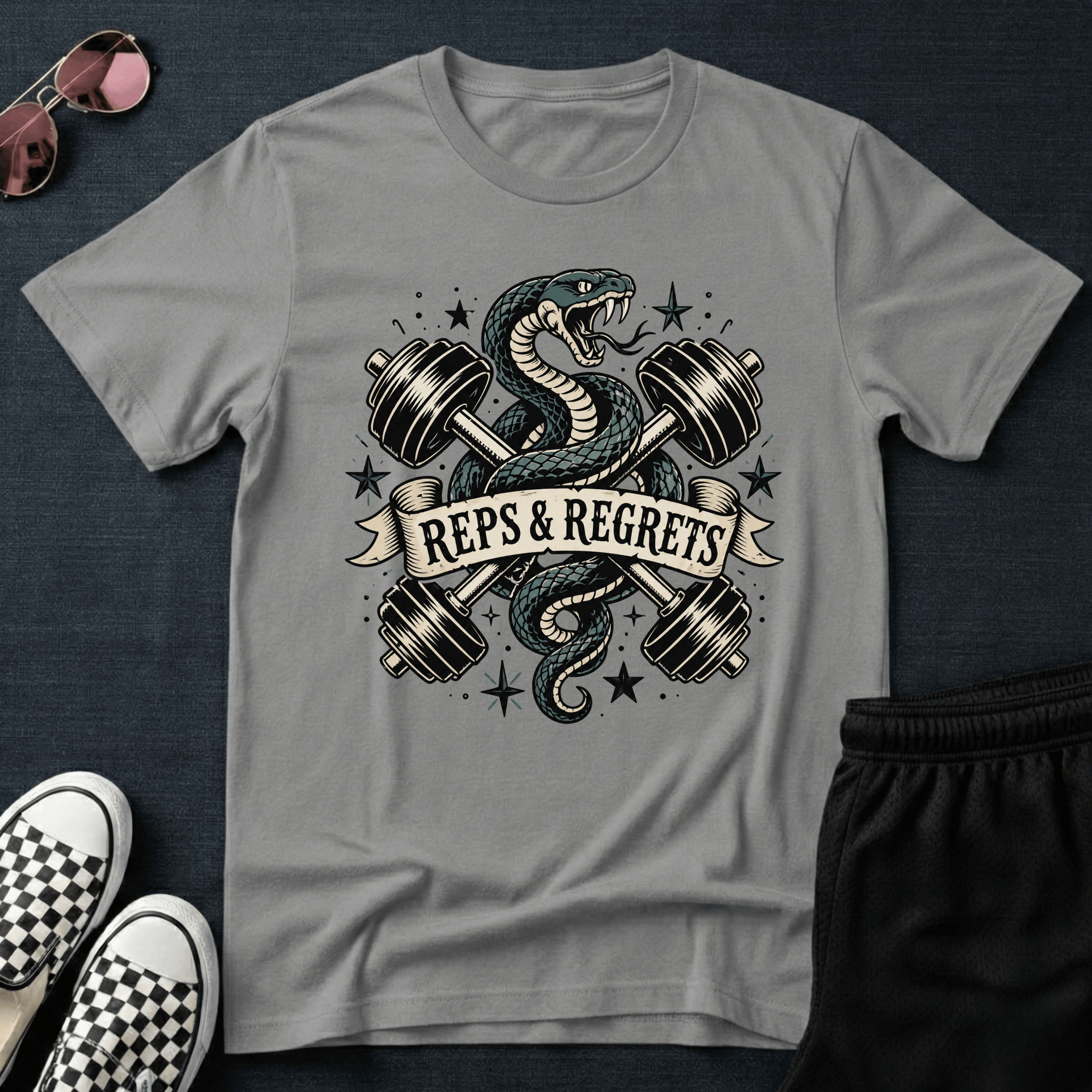 Reps and regrets T-shirt