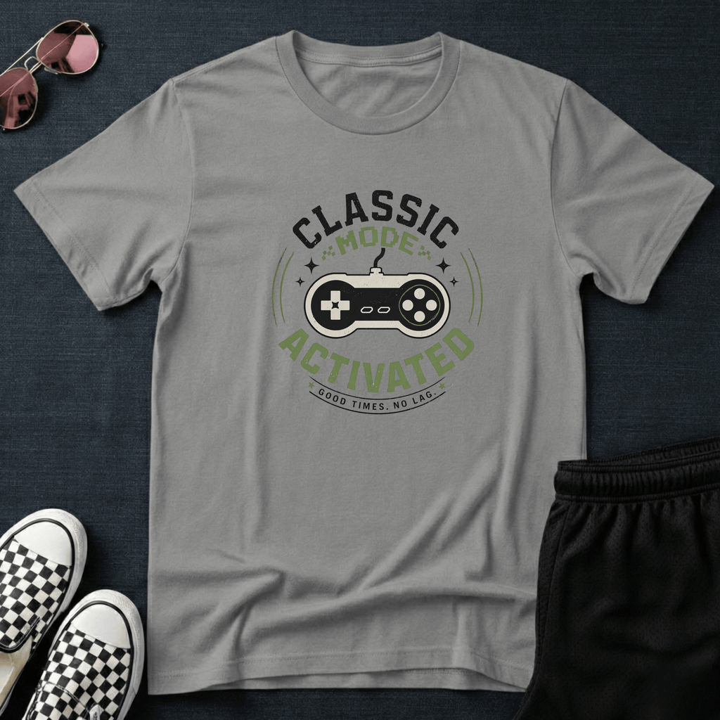 Classic mode activated T-shirt