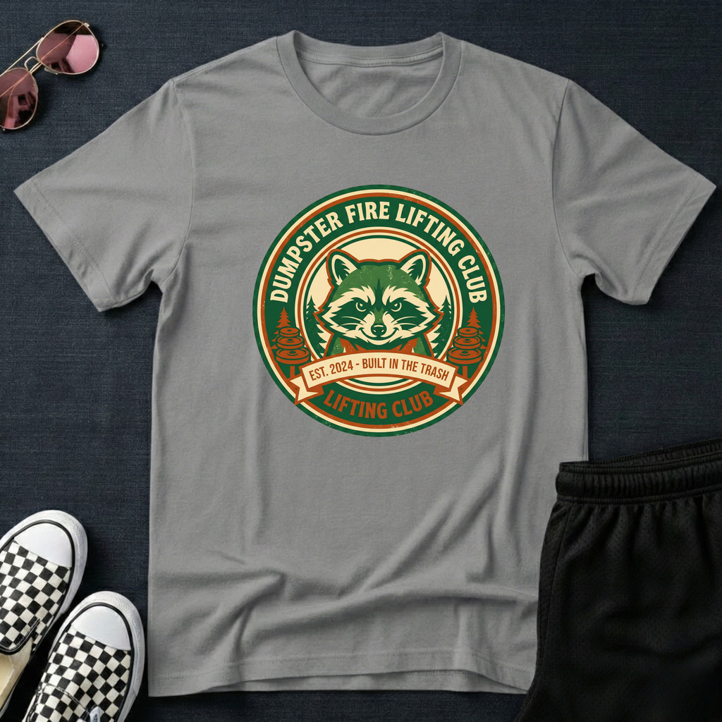 Dumpster Fire lifting club T-Shirt