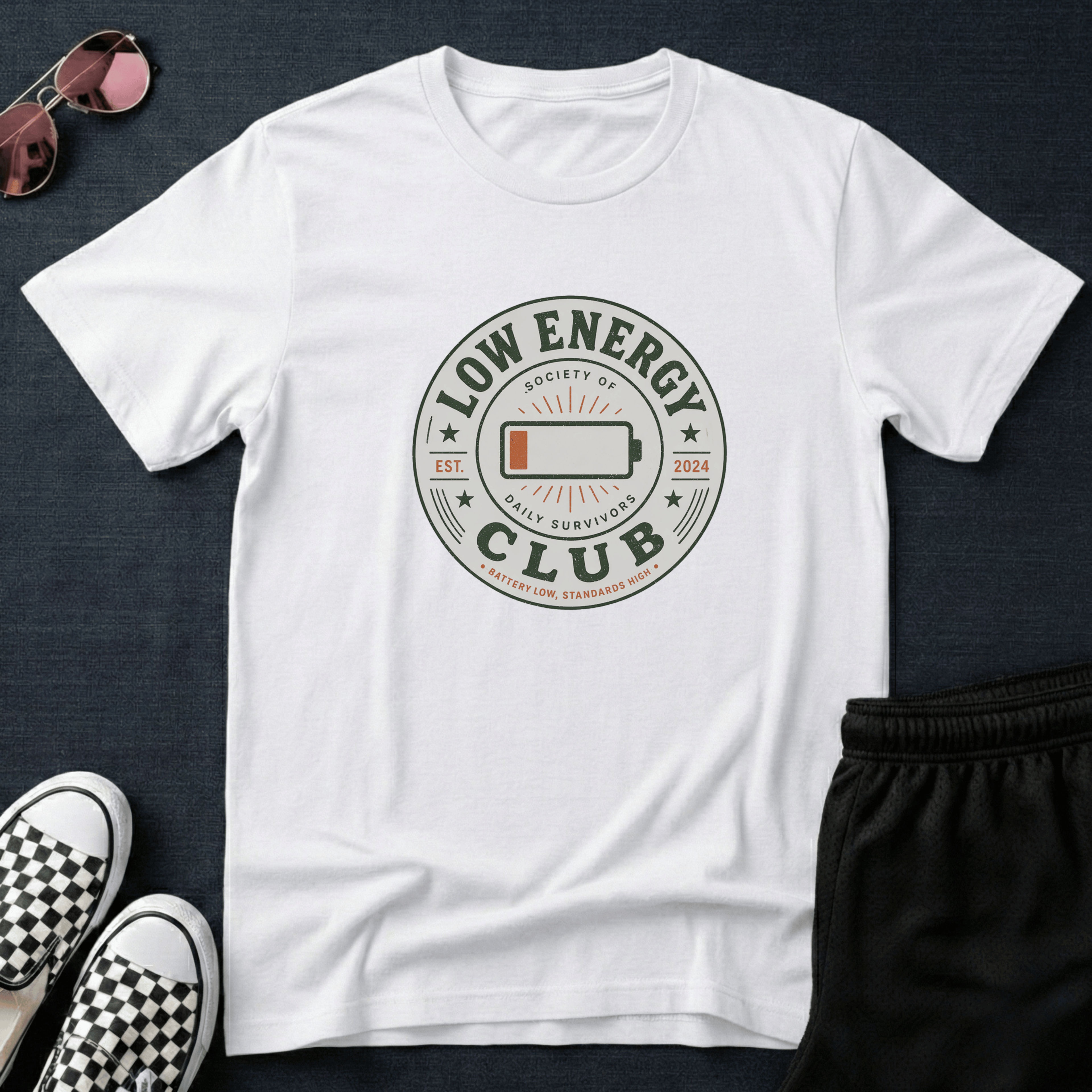 Low energy club T-shirt