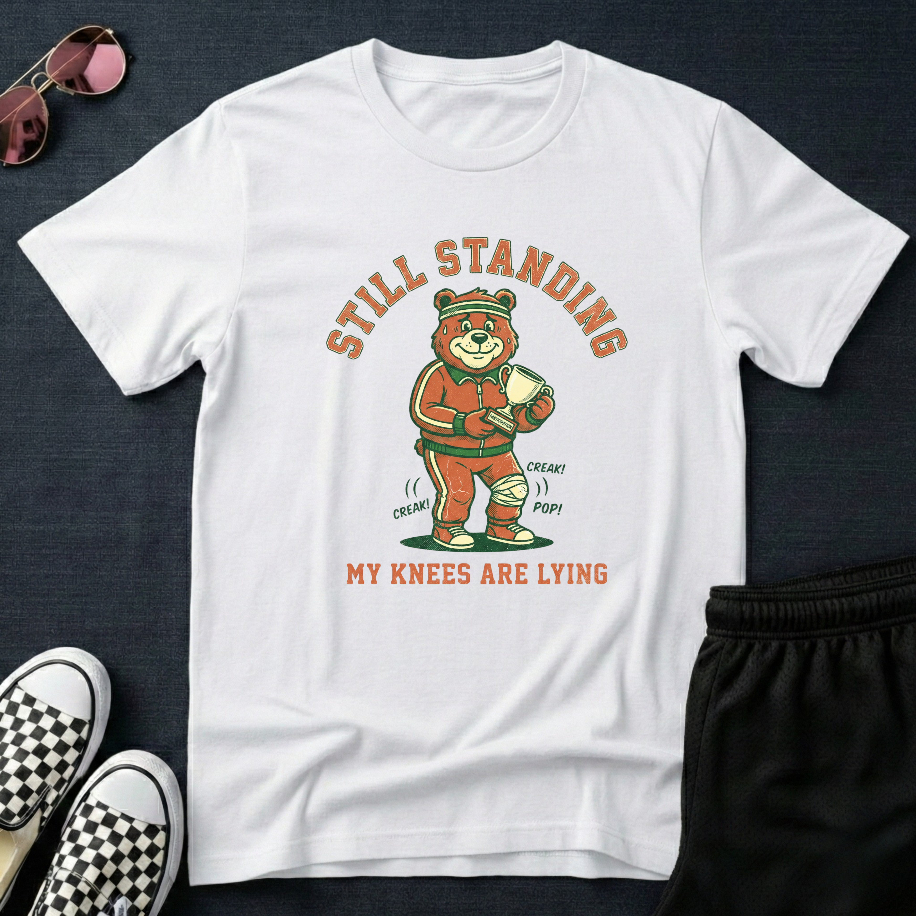 Still standing: My knees are lying T-Shirt