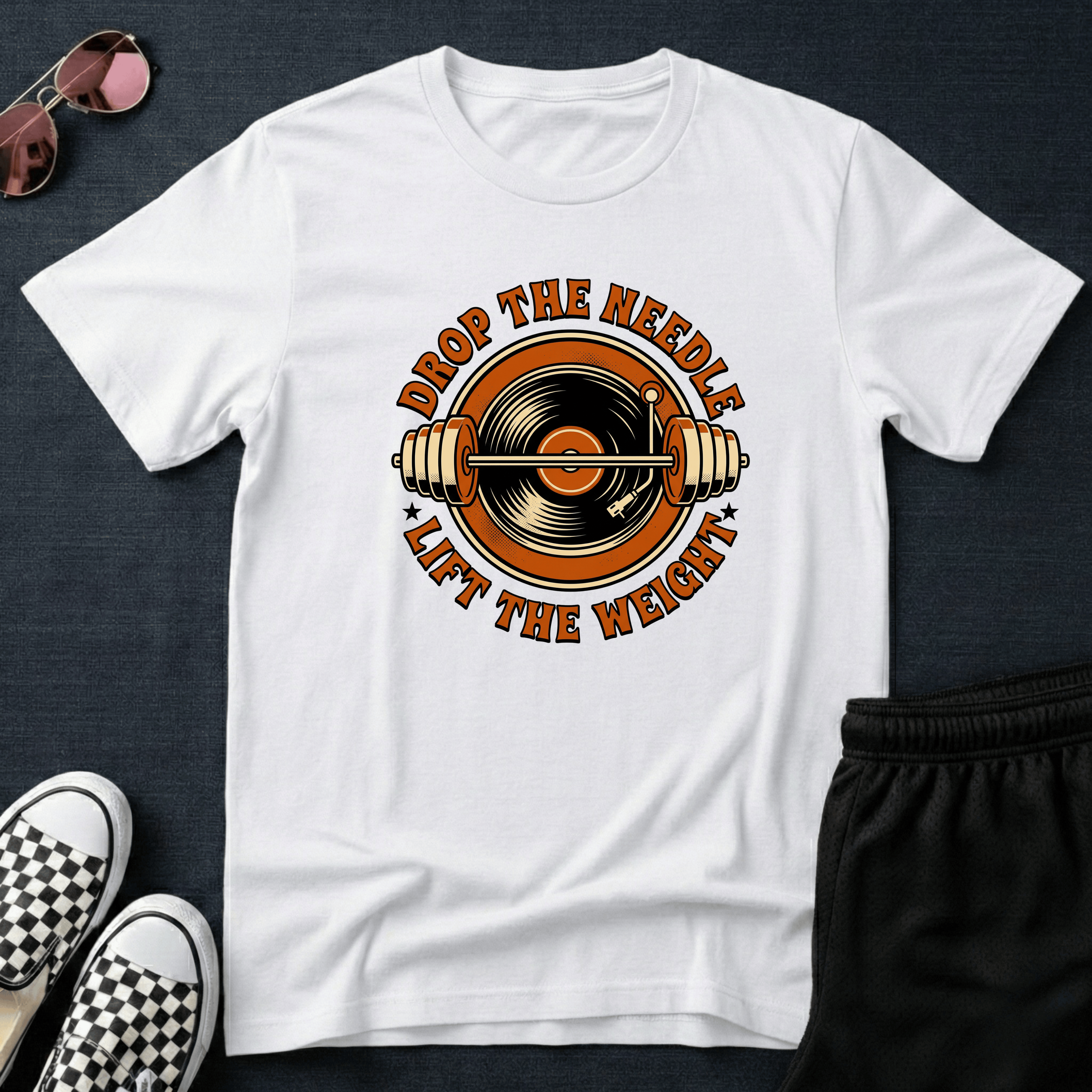 Drop the needle T-shirt