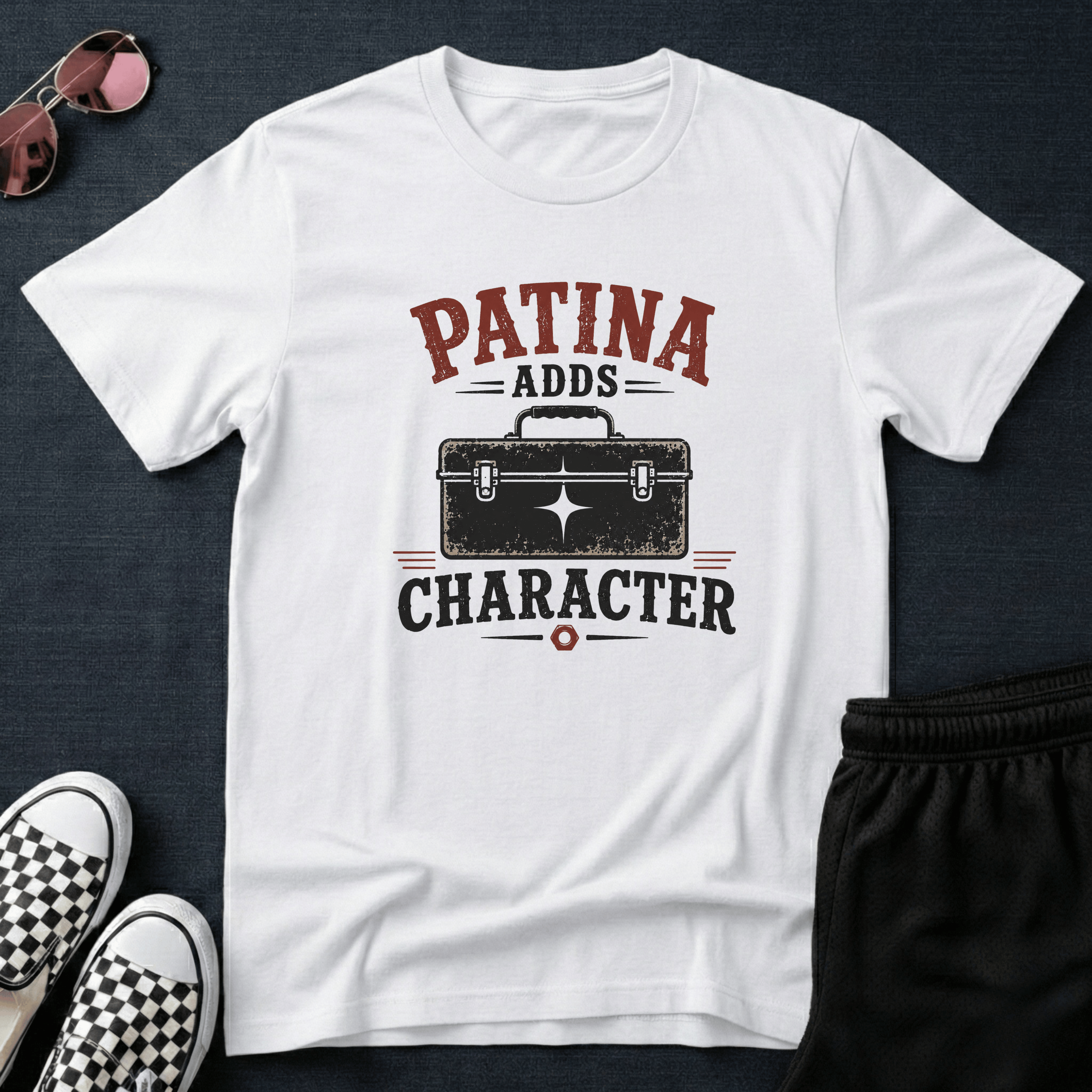 Patina adds character T-shirt