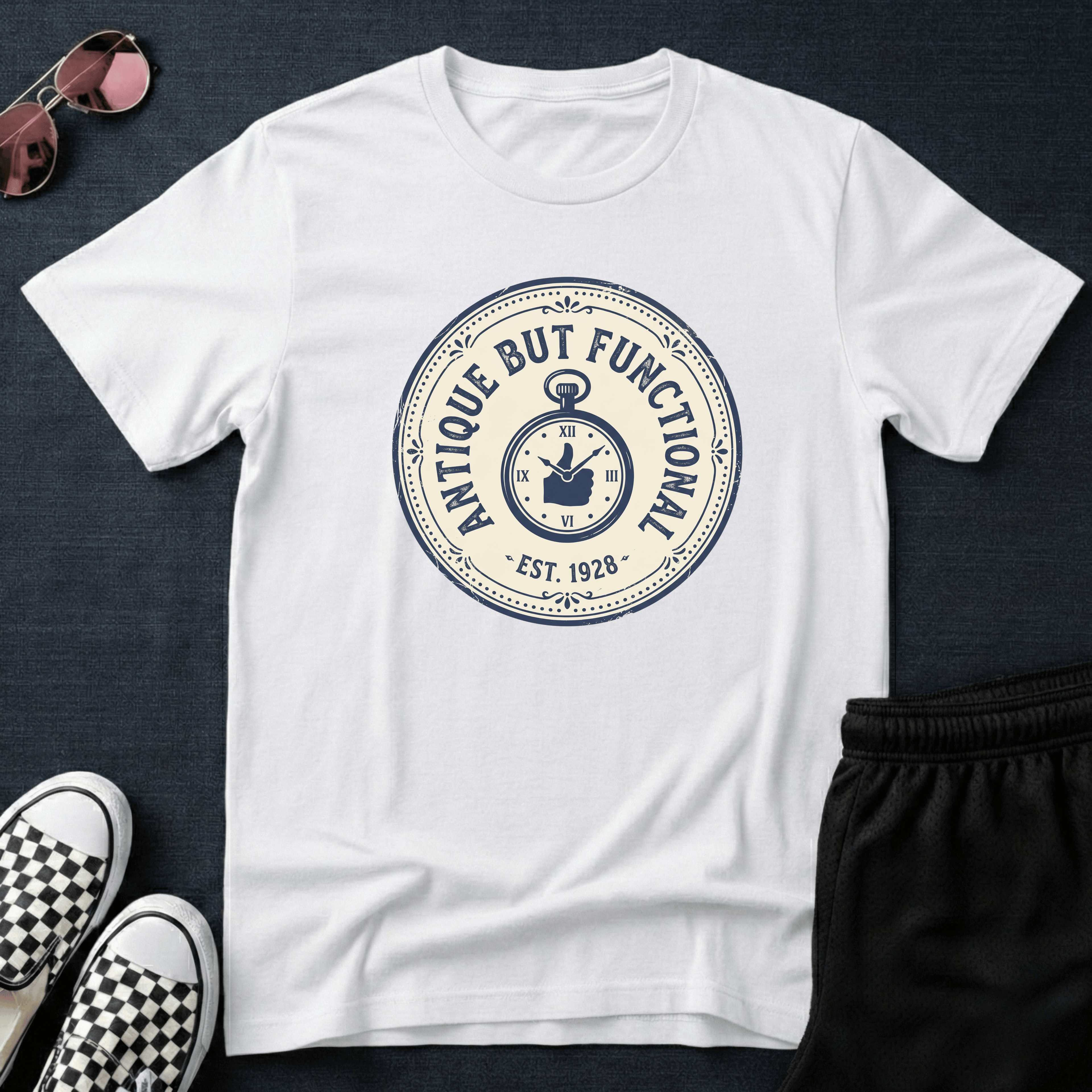 Antique but functional T-shirt