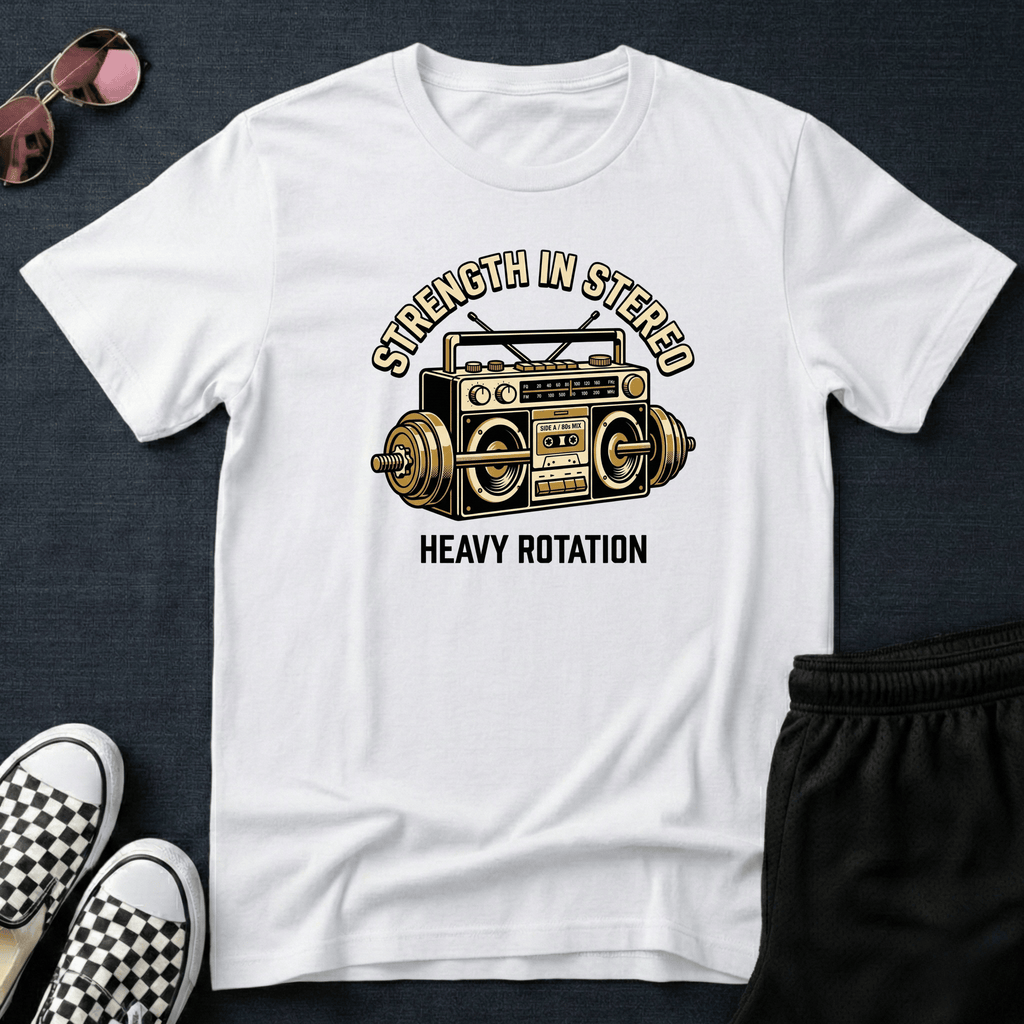 Strength in stereo T-shirt