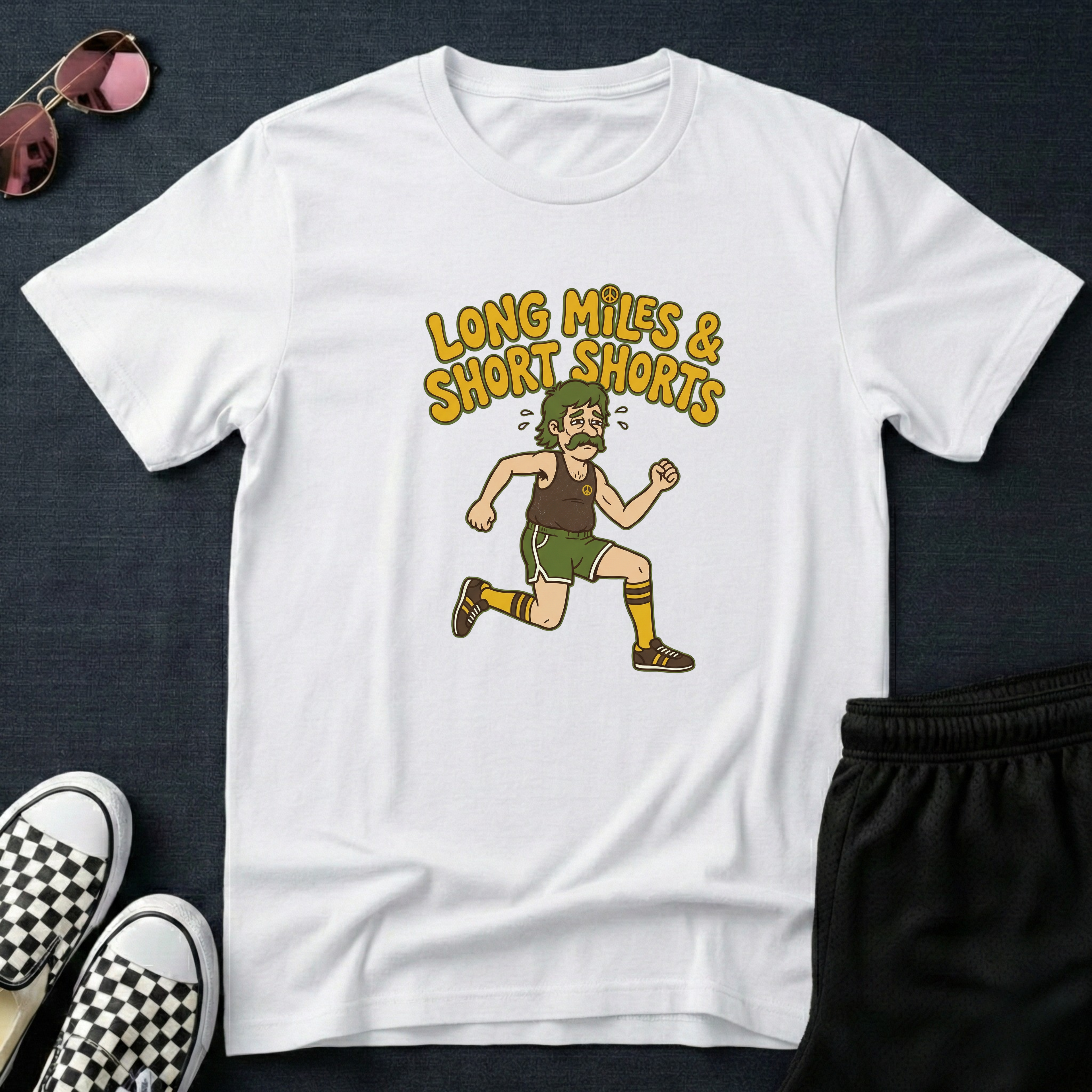 Long Miles, short shorts M T-Shirt