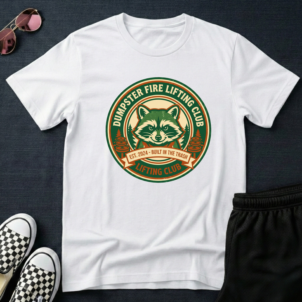 Dumpster Fire lifting club T-Shirt